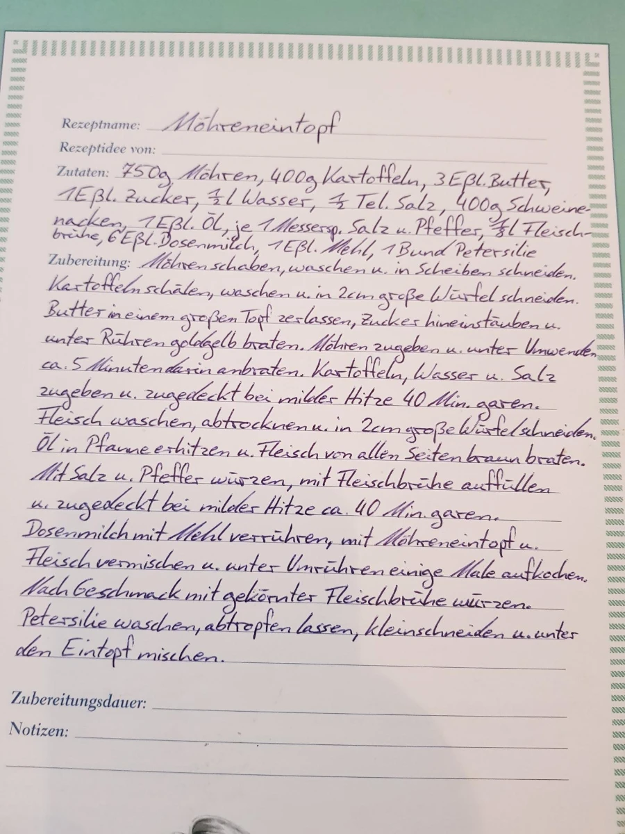 Möhreneintopf